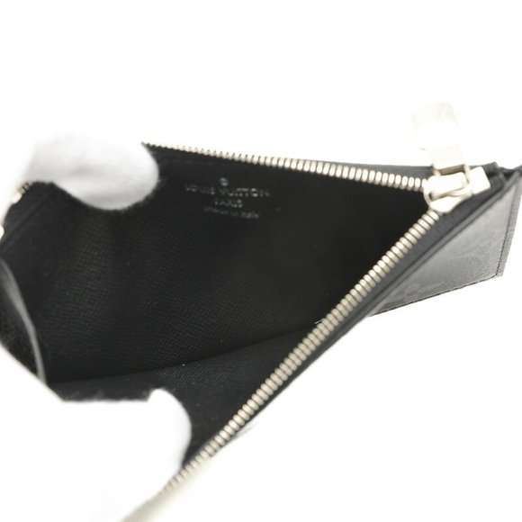 LOUIS VUITTON Monogram Eclipse Coin Card Holder Case Wallet M30271 - Picture 3 of 5